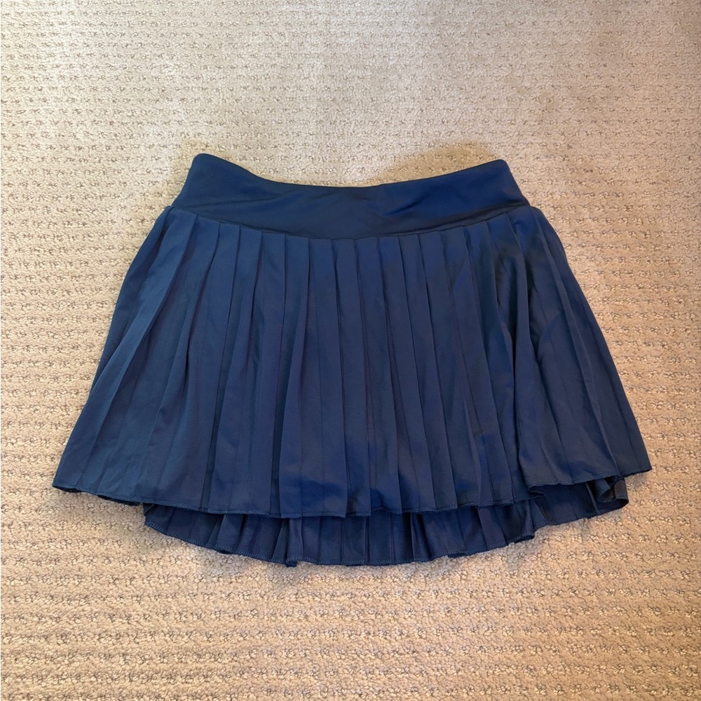 Navy tennis skirt